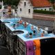 The Pool Art of Benedetto Bufalino - Repurposed bus transformed into swimming pool