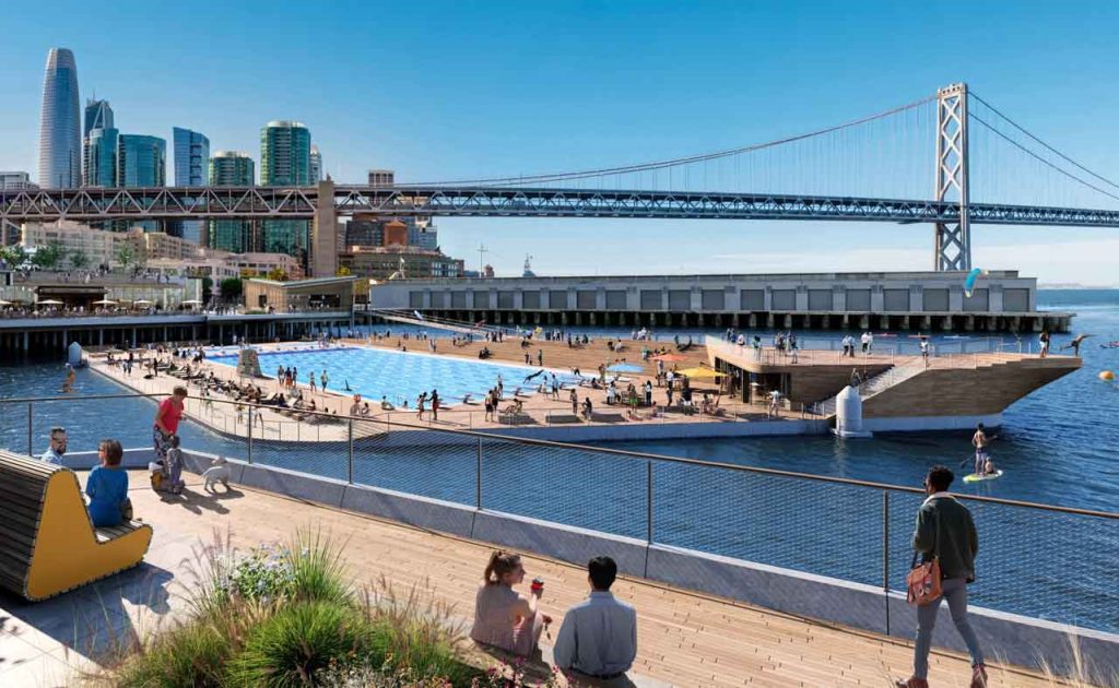 Floating pool proposed for the Bay Area.