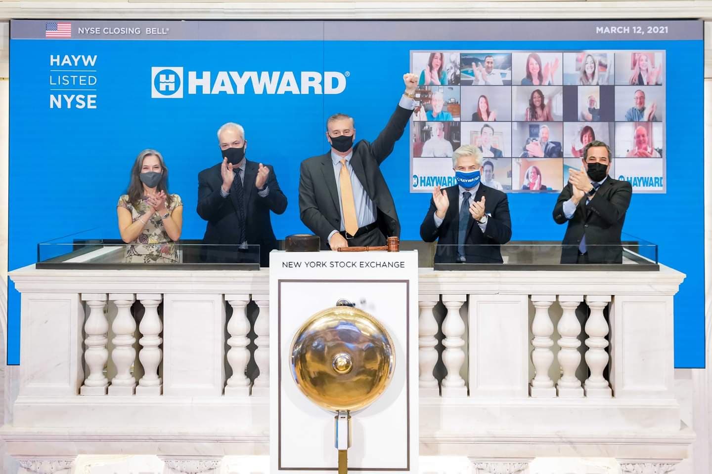 Hayward Listed on the NYSE - Pool manufacturer Hayward begins trading on the New York Stock Exchange