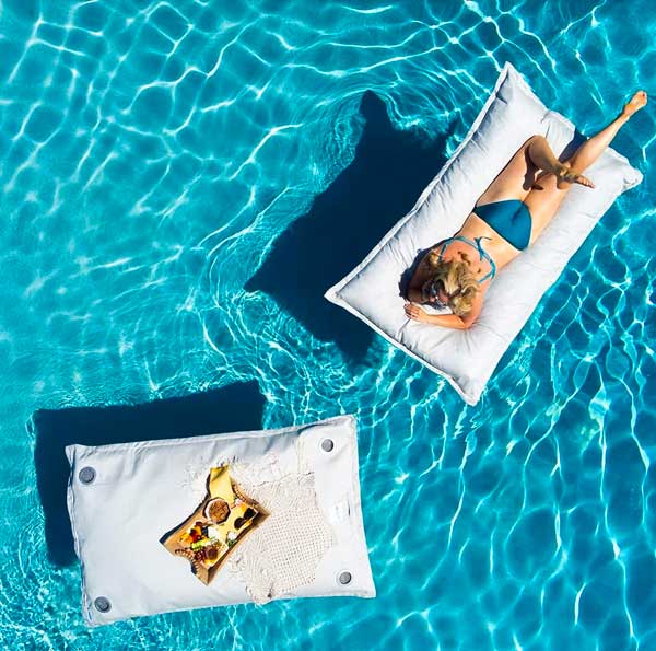 Ledge Laze Pillow Pool Float - Xmas Gift for Pool Owners