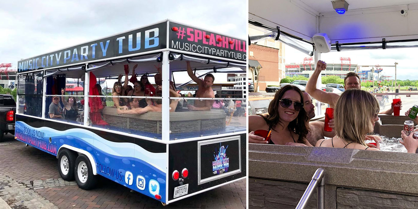 Hot Tub Party Bus Forced To Shut Down Due to Lack of Permit