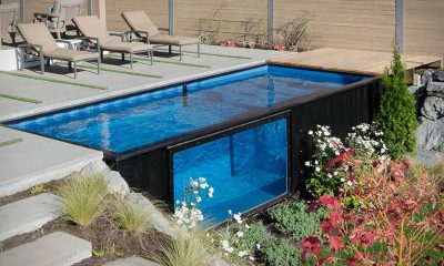 Shipping container pools are becoming increasingly popular with pool buyers.