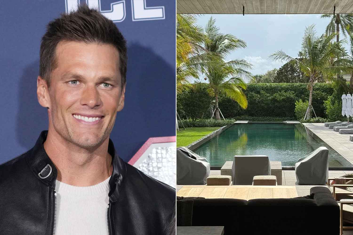 Take a Sneak Peek at Tom Brady's Pool & Backyard