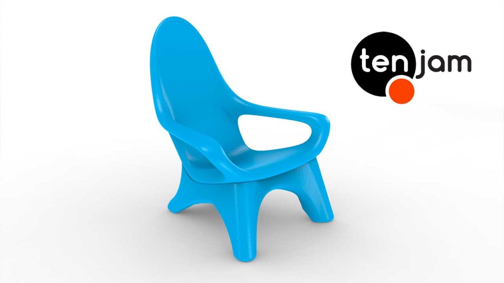 Tenjam's stackable Woosah Chairs made a splash at the PSP Deck Expo.